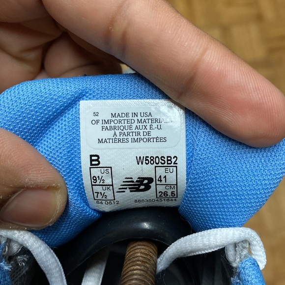New Balance 580 V2 Running Sneakers “Grey Blue White” - Picture 17 of 17